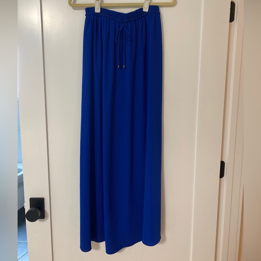 Zara Cobalt Blue Maxi Skirt - Size Small